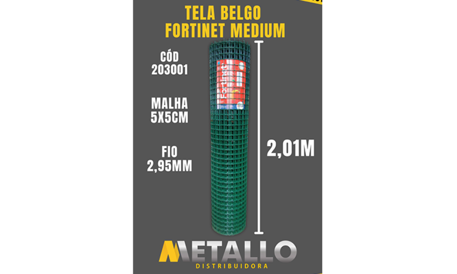 Tela Belgo Fortnet Medium